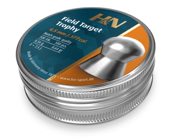H&N-FIELD TARGET TROPHY .177 (4.50)/500PKT/50CTN