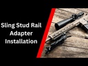 Accu-Tac Picatinny Sling Stud Rail Adapter - Black