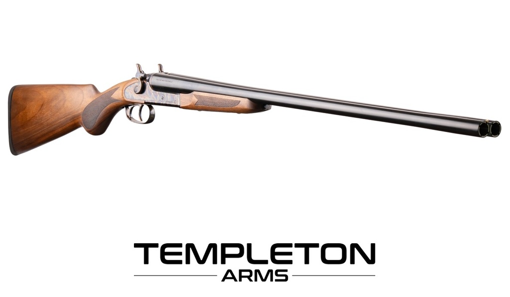 Templeton Arms GAMBLER, SxS Hammer Gun, 5 Chokes, 3" Chamber, CCH Finish (12 Gauge, 28", Right Hand)