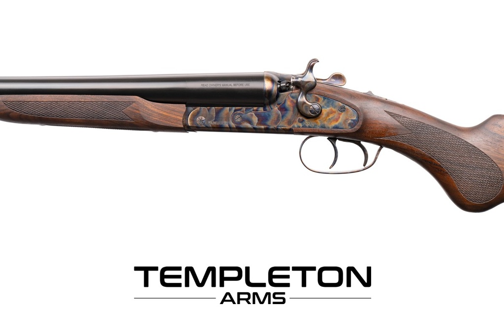 Templeton Arms GAMBLER, SxS Hammer Gun, 5 Chokes, 3" Chamber, CCH Finish (12 Gauge, 28", Right Hand)