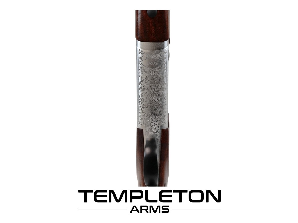 Templeton Arms DUKE - 12 Gauge, 3" Chamber, 30" Barrel - REC20 Game Scene Engraving - Left Hand Stock