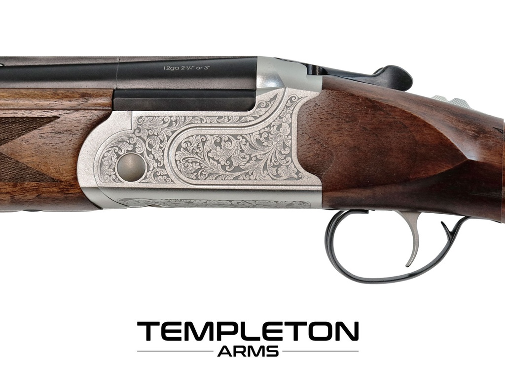 Templeton Arms DUKE - 12 Gauge, 3" Chamber, 30" Barrel - Floral Engraving