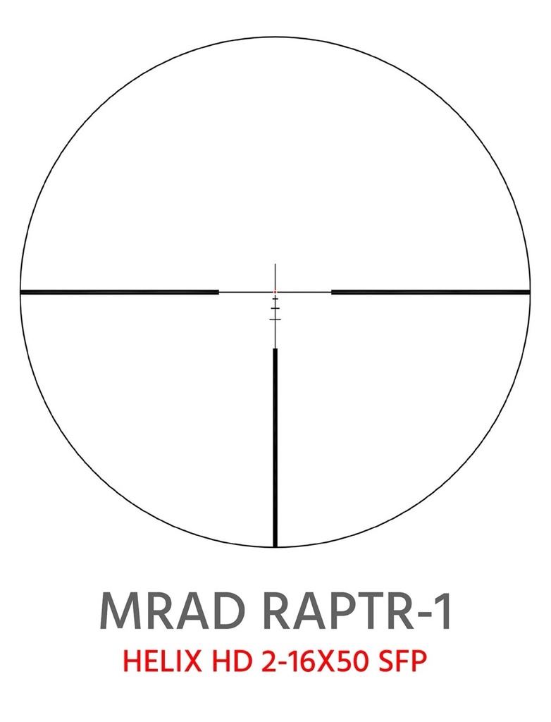 Element Optics Helix HD  2-16X50 (RAPTR MRAD, SFP)