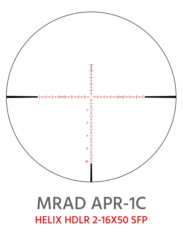 Element Optics Helix HDLR  2-16X50 (MRAD APR-1C)