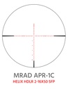 Element Optics Helix HDLR  2-16X50 (MRAD APR-1C)