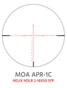 Element Optics Helix HDLR  2-16X50 (MOA APR-1C)