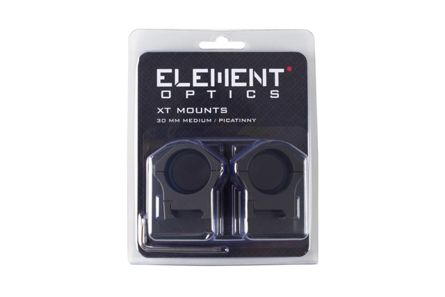 Element Optics XT Mounts Picatinny High 1"