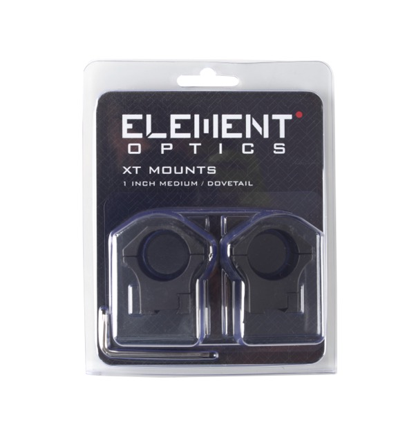 Element Optics XT Mounts (1", High, Dovetail)