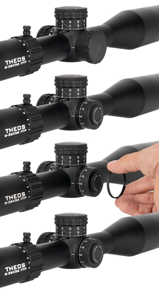 Element Optics Theos 6-36×56 FFP (MRAD APR-2D) **BLACK**