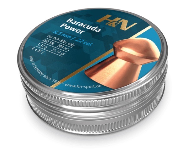 H&N-BARACUDA POWER .22 (5.50)/200PKT/50CTN