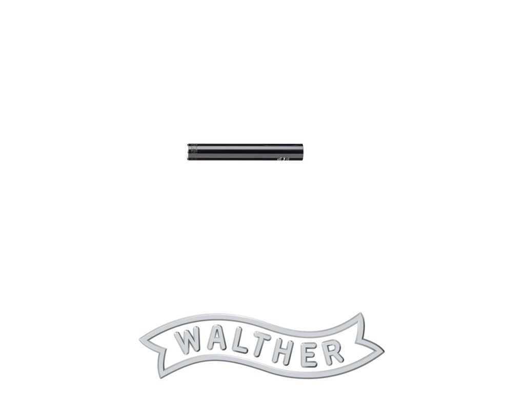 Walther LP400/LP500 Compressed Air Cylinders COMPACT Aluminium Cylinder 200 Bar, Black, 91 ccm, 190 g, with pressure gauge (Suits AP20)