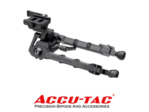 Accu-Tac PC-5 Bipod ARCA, Pan/Cant - Black
