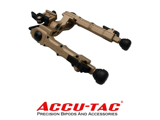 Accu-Tac WB-4 Bipod Picatinny - FDE