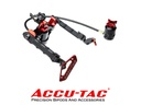 Accu-Tac HYB-500 HYDRO Bipod Picatinny, Cants, Remote Vert Adjust. - Black/Red