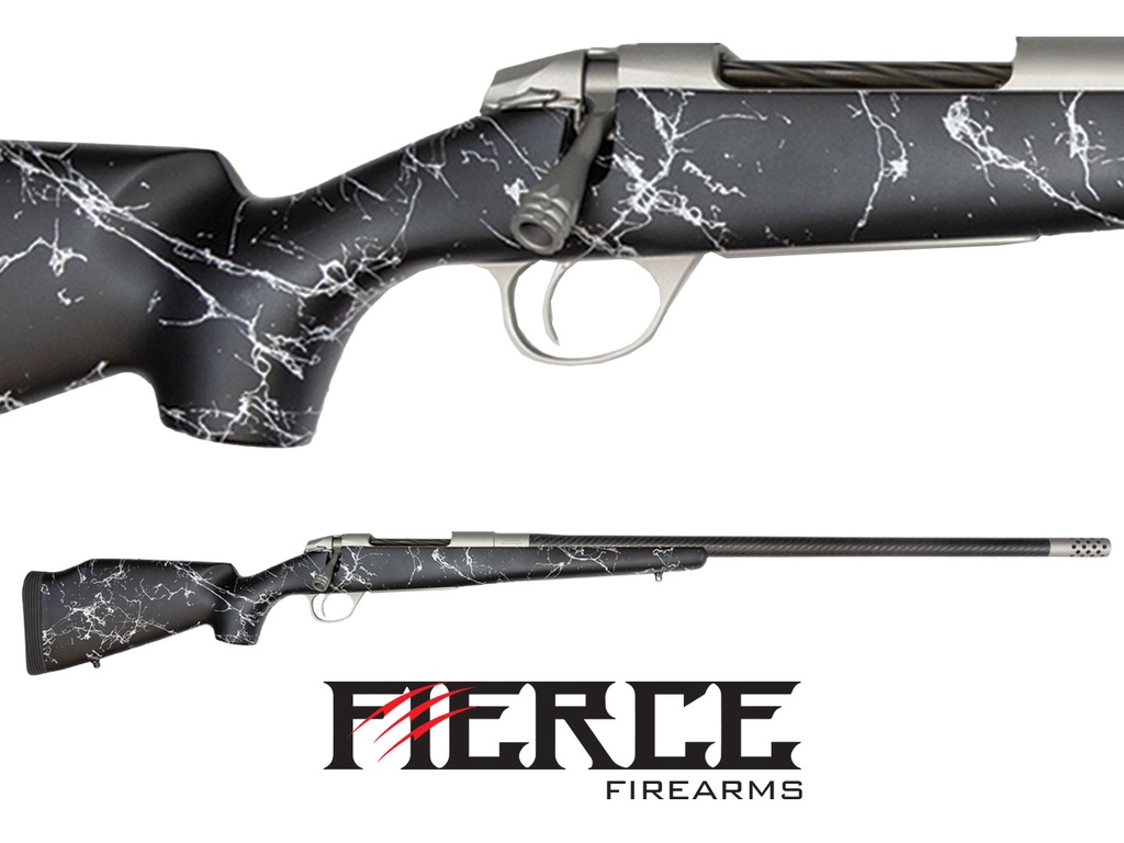 Fierce Fury .300 RUM, 26", Armour Black, Black/Grey Stock