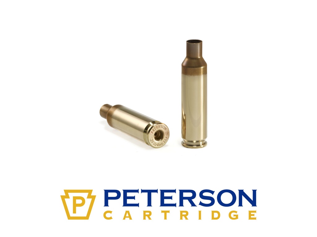 Peterson .25 Creedmoor Casings - Box of 50