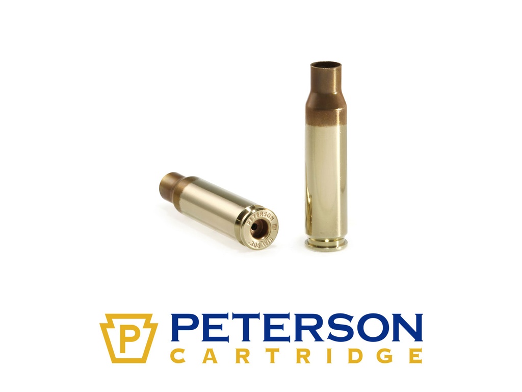 Peterson 308 Win Casing - Box of 50