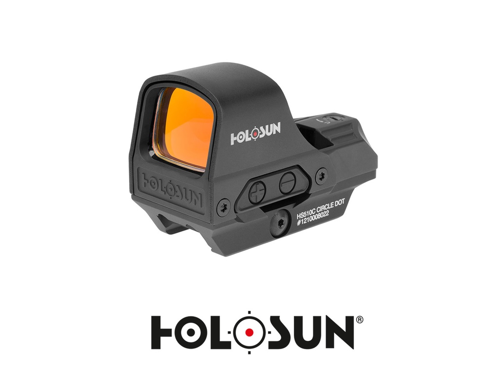 Holosun HS510C Red Circle Dot/Solar Panel/QD Mount