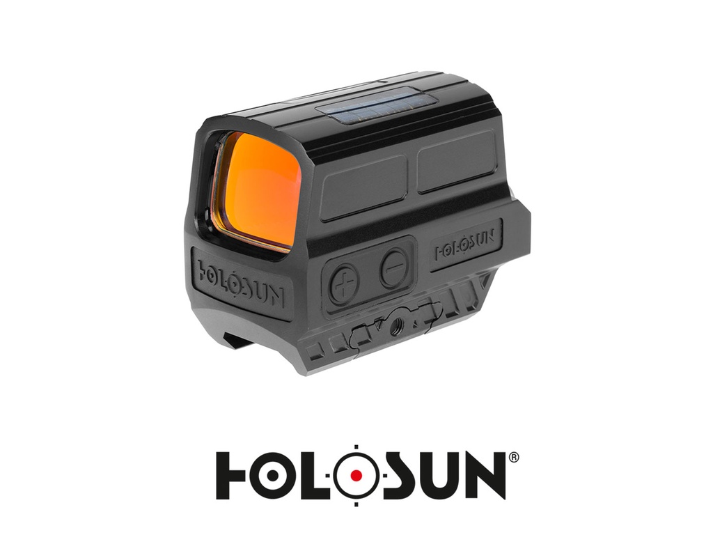 Holosun HS512C; Enclosed Reflex Sight; 2 MOA Dot or 65 MOA Circle Dot; Solar/Battery