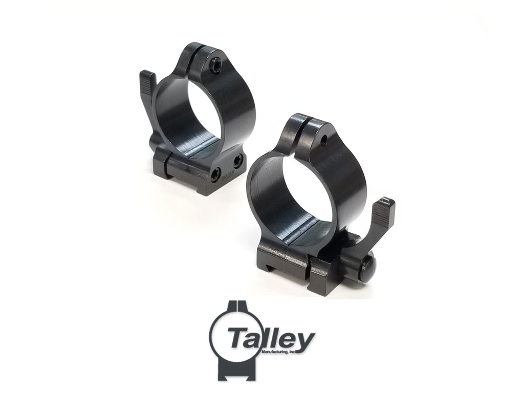 Talley 1" Low 1 Screw Alloy Quick Detachable Ring W/ Lever (Low)