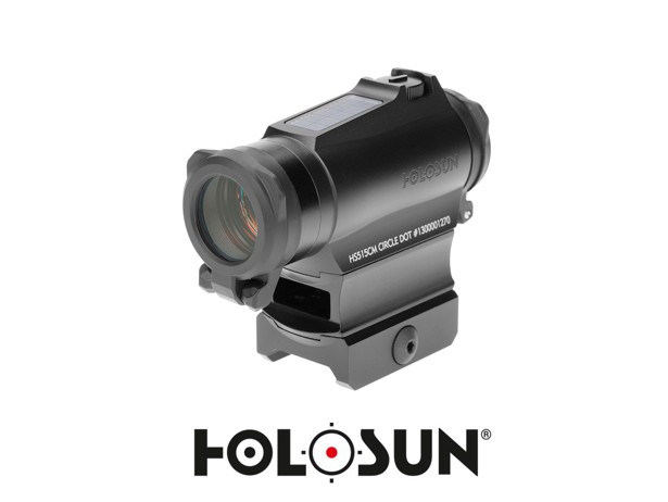 Holosun HE515CM-GR Green Circle Dot/Solar/QD Mount