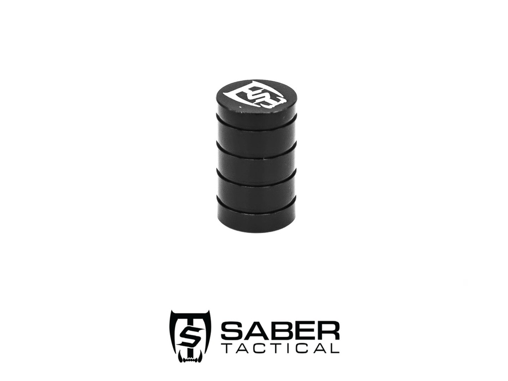 Saber Tactical Extended dust cover for male foster fitting