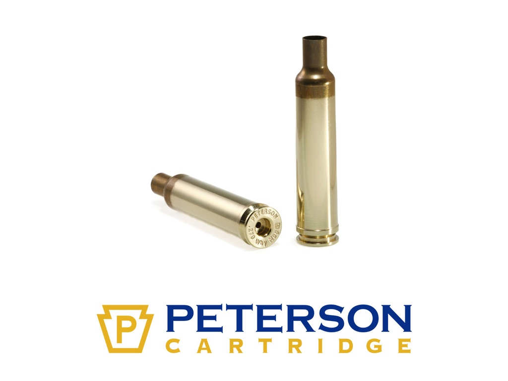 Peterson 270 Wby Casings - Box of 50