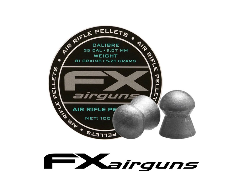 FX Premium Pellets (Diabolo EXACT) cal .35 / 9mm / 81.02gr (100 pcs)