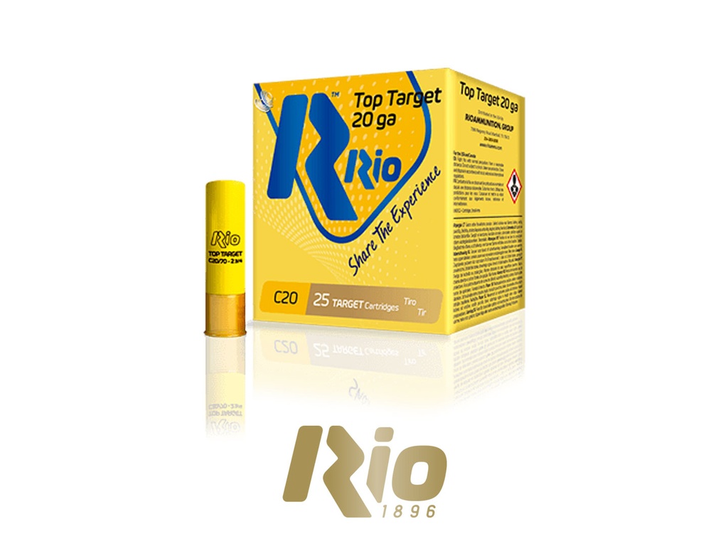 RIO TOP TARGET 20ga 24gm 1250 fps (7.5)