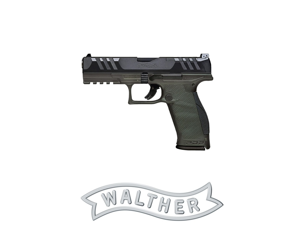 Walther PDP Fullsize 4.5" 18R 9x19mm - OD GREEN PDP