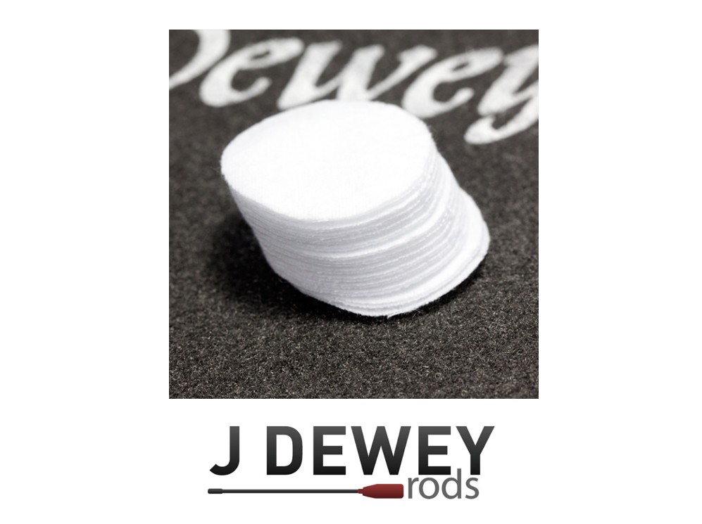 Dewey BP Round Patches - Bulk 250/1000/bag (2" for .27-35 cal., 500/bag)