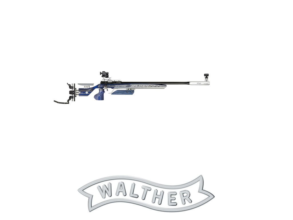 Walther KK500 Anatomic  (M Trigger), BIOMETRIC-Grip, Blue Angel Left Size M, Right/Left system, cal .22LR