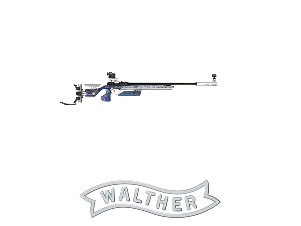 Walther KK500 Expert E (E Trigger), BIOMETRIC-Grip, Blue Angel Left Size M, Right/Left system, cal .22LR