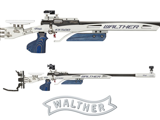 Walther KK500 Expert M (m Trigger), BIOMETRIC-Grip, Blue Angel Right Size M, Right/Left system, cal .22LR