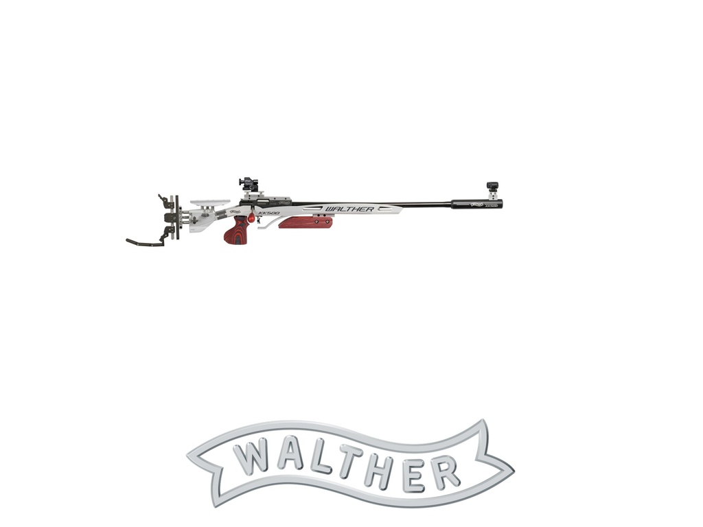 Walther KK500 Expert ULTRA LIGHT M (m Trigger), BIOMETRIC-Grip, Red Devil Right Size M, Right/Left system, cal .22LR