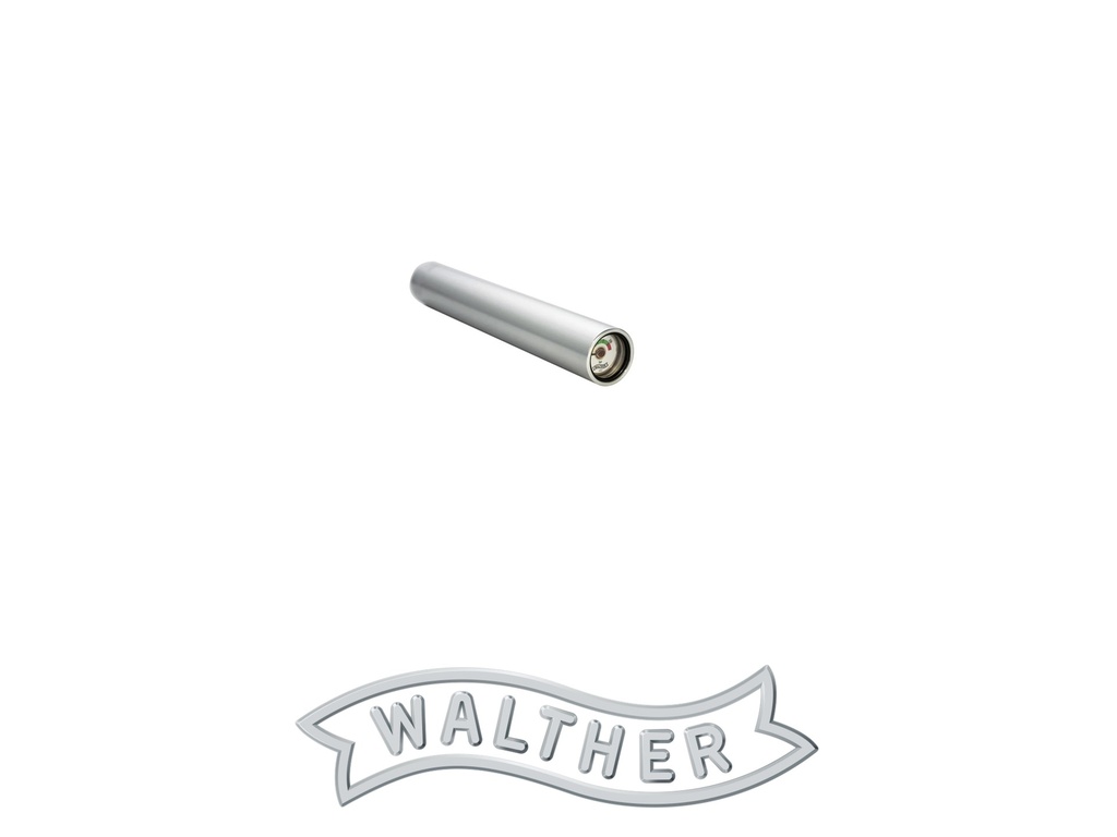Walther LP400/LP500 Compressed Air Cylinders SLIMLINE Aluminium Cylinder 200 Bar, silver, 93 ccm, 200 g, with pressure gauge (Suits AP20)