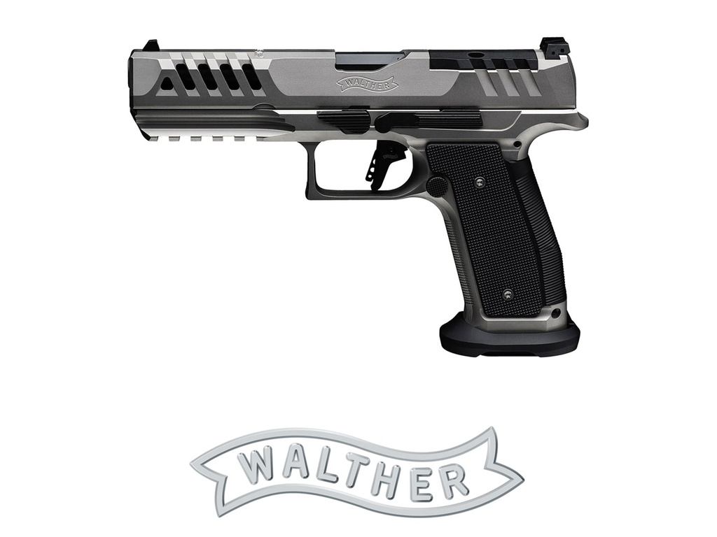 Walther PDP STEELFRAME MATCH Fullsize 5.0" 10R 9x19mm - BLACK TIE
