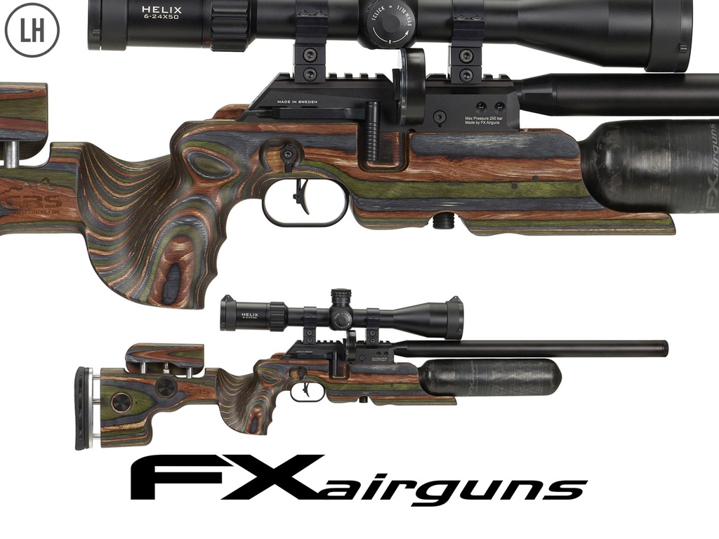 FX Crown MKII (.177, Standard: 500mm, Carbon Fiber Bottle, GRS GMC LH)