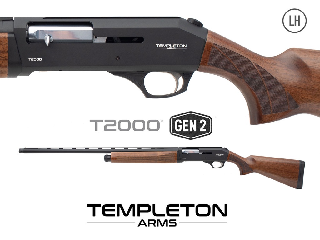 Templeton Arms T2000 Wood- Gen 2 (12 Gauge, 5+1, 28", Left Hand)