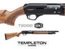 Templeton Arms T2000 Wood- Gen 2 (12 Gauge, 5+1, 20", Right Hand)