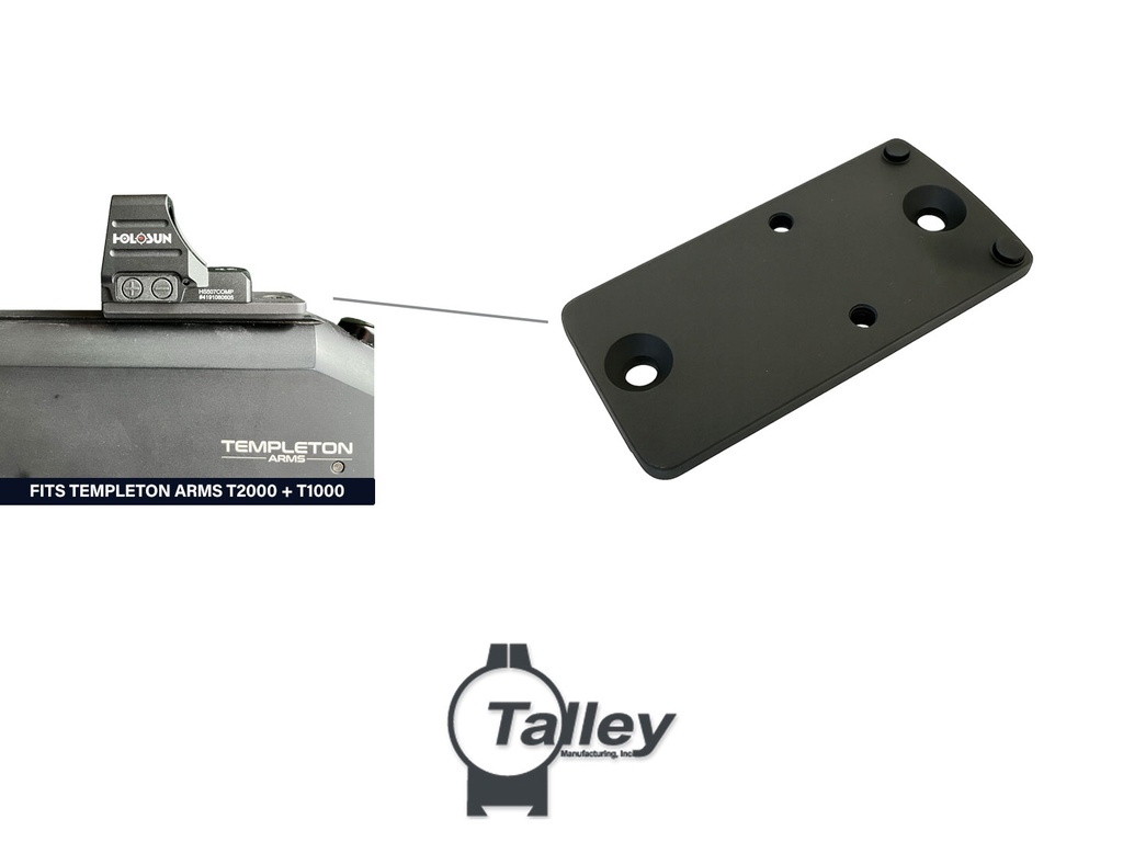 Talley Base for RMR Footprint. Fits Templeton Arms