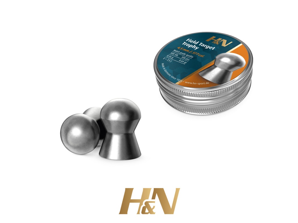 H&N-FIELD TARGET TROPHY .177 (4.50)/500PKT/50CTN