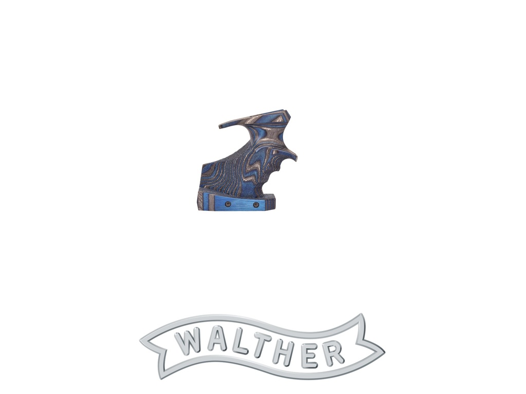 Walther LP500/LP400/AP20 3D-Vario molded grip right, REGULAR, laminated wood "Blue Angel", size L