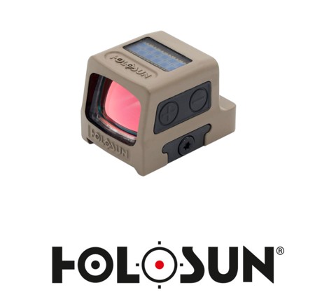 Holosun HE509T-X2-GR-FDE Green Circle Dot/Solar/Titanium