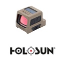 Holosun HE509T-X2-GR-FDE Green Circle Dot/Solar/Titanium