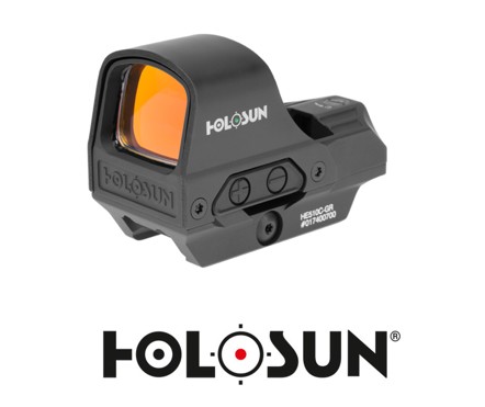 [HO-HE510C-GR] Holosun HE510C-GR Green Circle Dot/Solar Panel