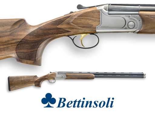 [BT-XTTRAP30-SILVER] Bettinsoli X-Trail 'T' Special TRAP 30" RH 12 Gauge - SILVER