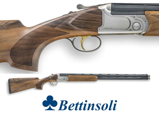 [BT-XTTRAP30AS-SILVER] Bettinsoli X-Trail 'T' Special TRAP 30" RH 12 Gauge - SILVER - Adj. Stock - SILVER