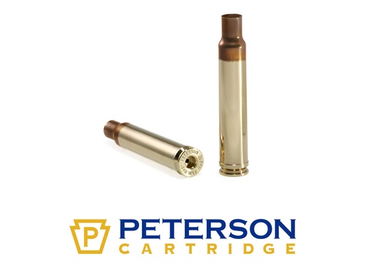[PCC340WBY] Peterson 340 WBY Casings - Box of 50