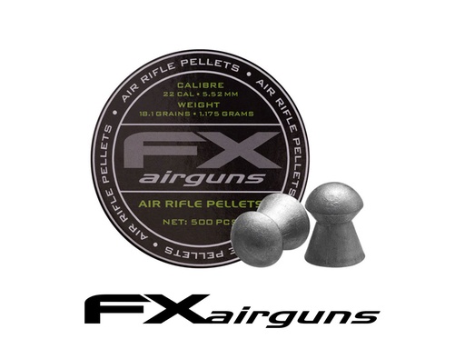 [FXP-552218] FX Premium Pellets (Diabolo JUMBO EXACT HEAVY) cal .22 / 5.52mm / 18.13gr (500 pcs)
